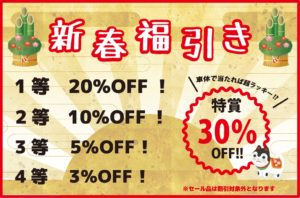 新春福引の特賞は誰の手に!?