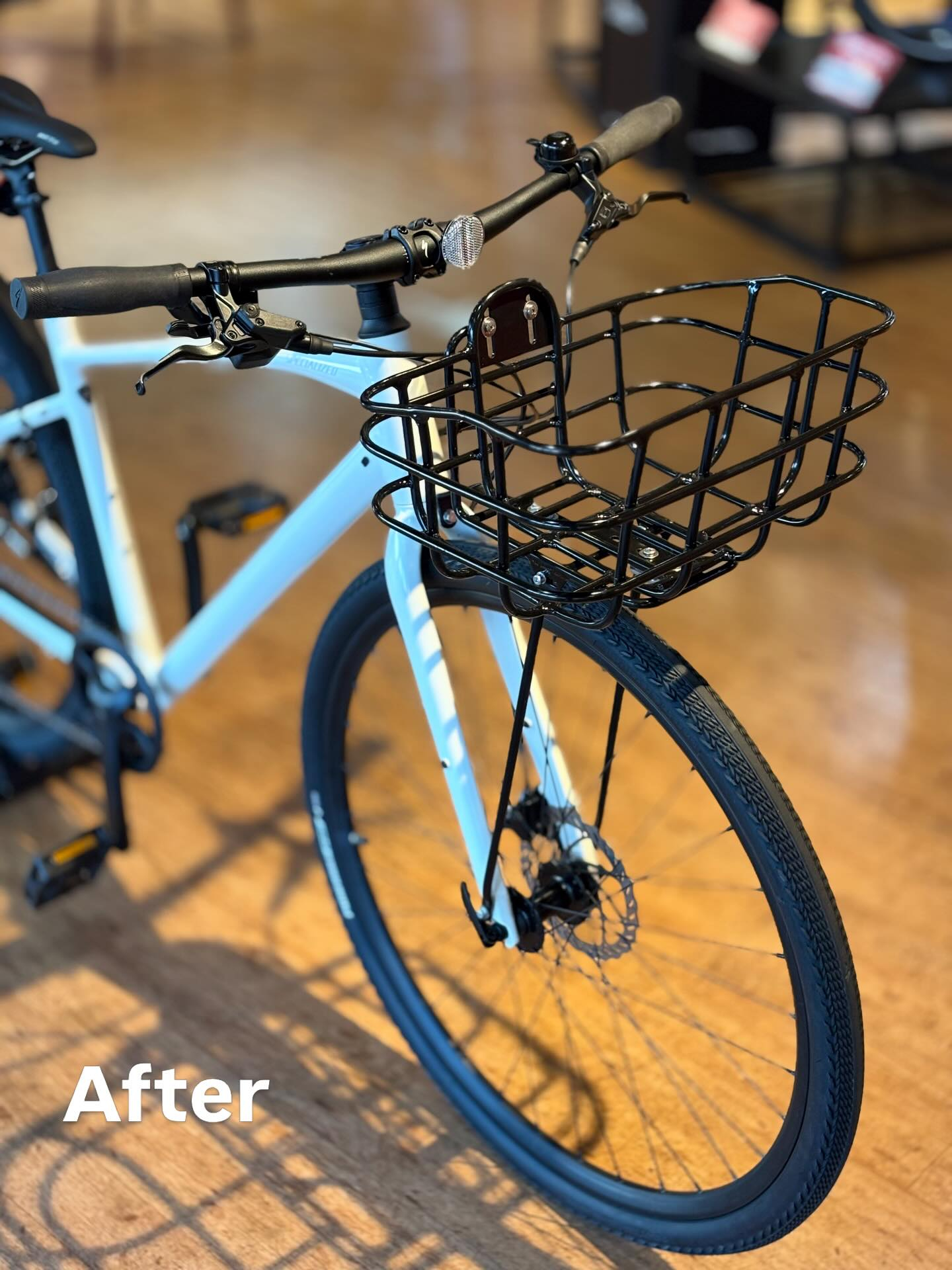 スポーツバイクを通学仕様に🌸