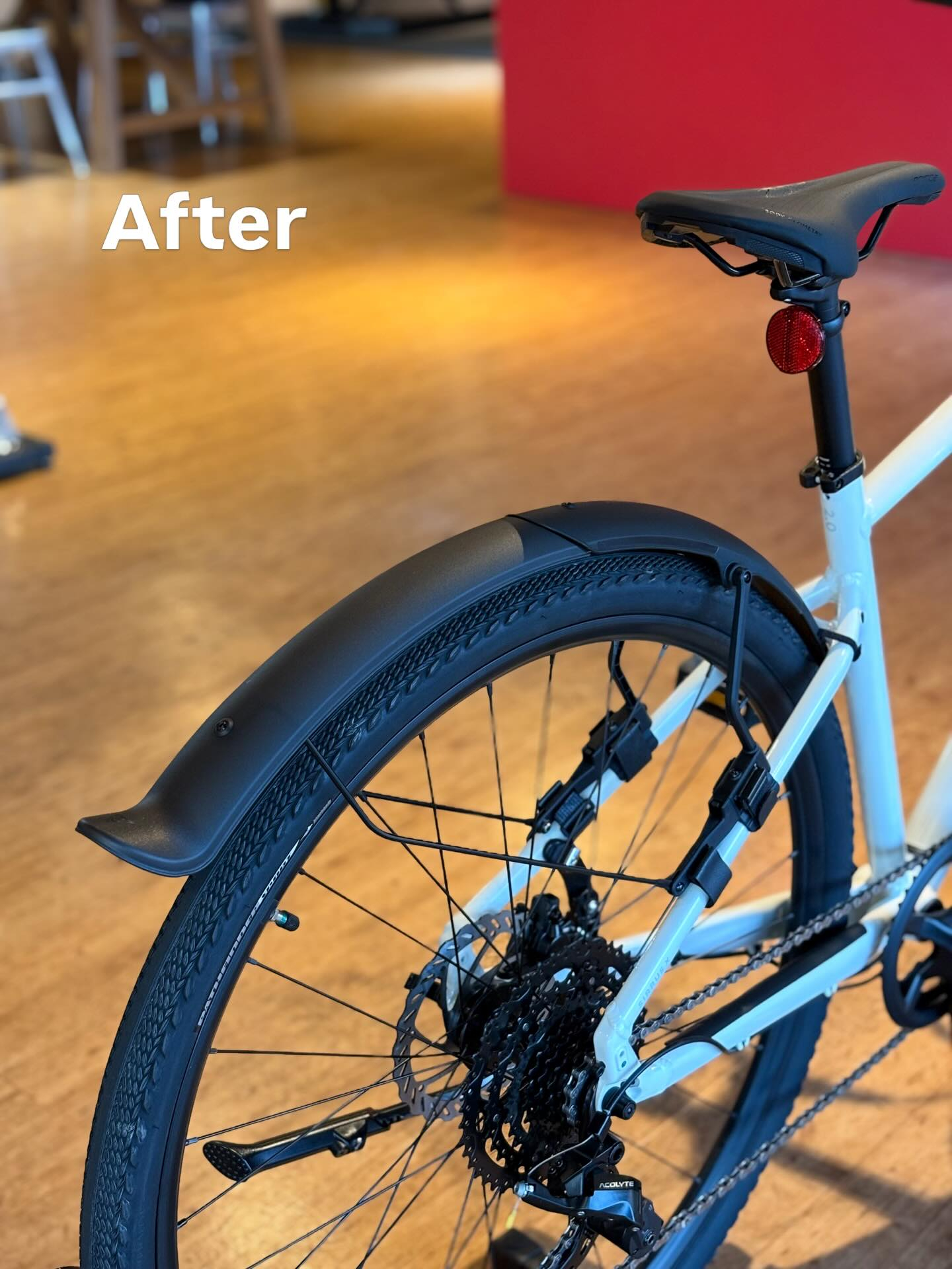 スポーツバイクを通学仕様に🌸