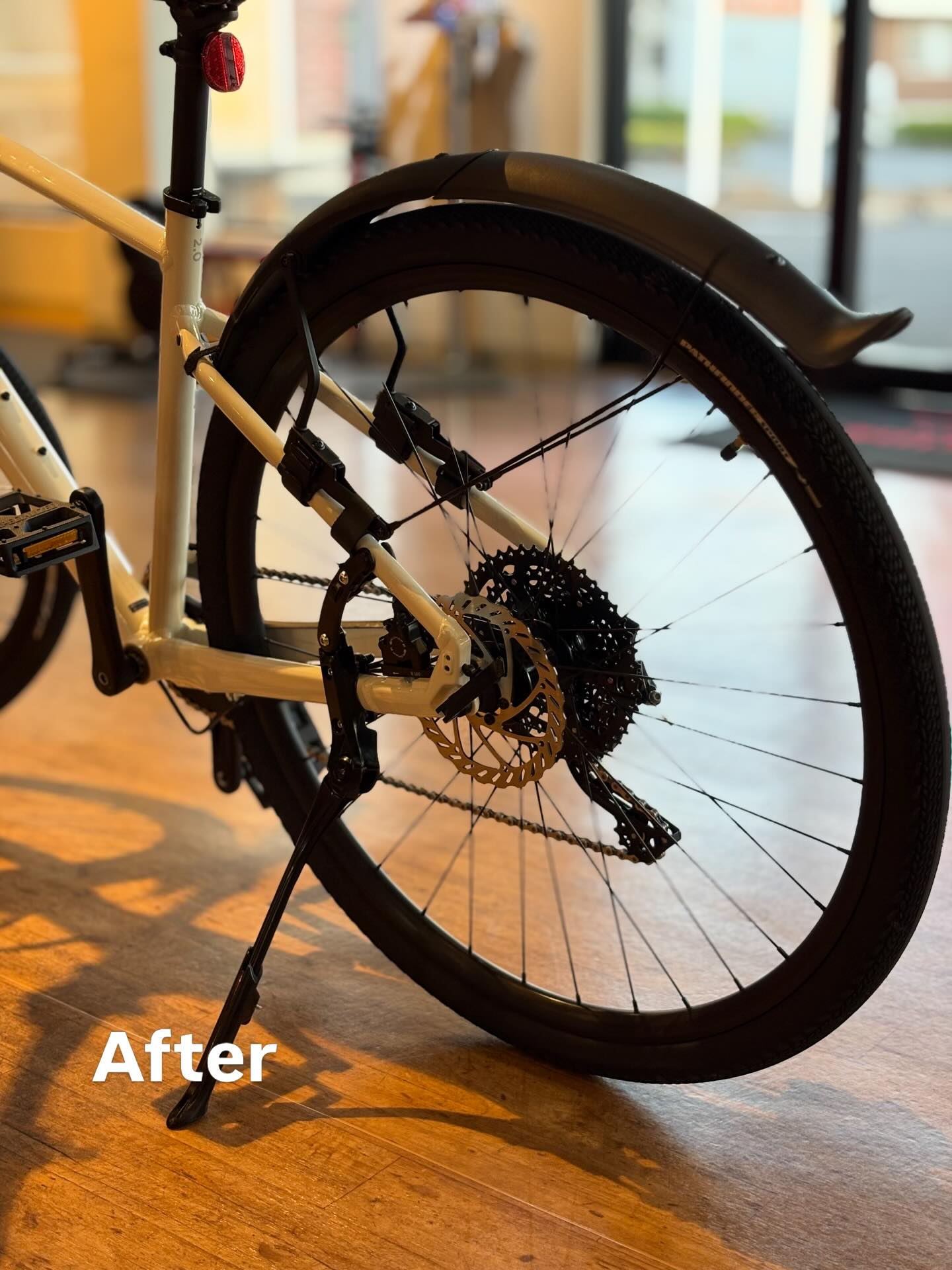 スポーツバイクを通学仕様に🌸