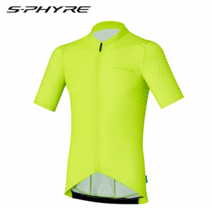 2017 shimano s-phyre short sleeve jersey yellow
